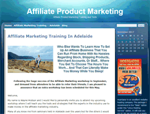 Tablet Screenshot of affiliateproductmarketing.net
